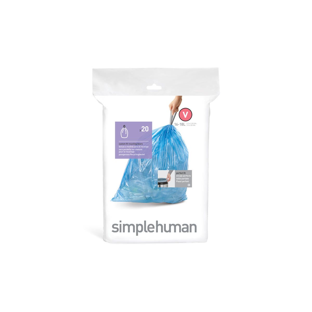 Code V Blue Recycling Custom Fit Liners - Image 13