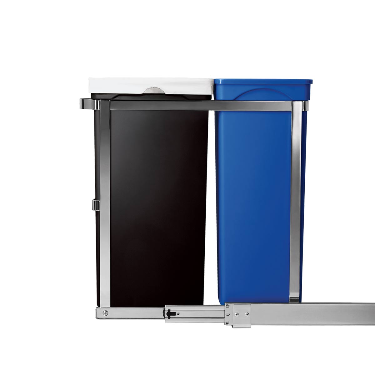 35L Dual Compartment Under Counter Pull-Out Can - Image 2