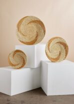 Bahari Banana Bark Wall Basket - Image 2