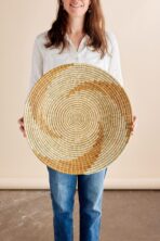 Bahari Banana Bark Wall Basket - Image 4