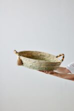 Peach Banded Betty Tray with Tassel - Image 5