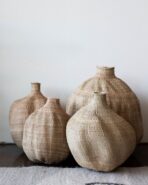 Ilala Garlic Gourd Handwoven African Basket - Image 8