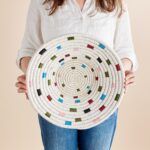 Mosaic Confetti Wall Basket