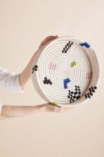 Mosaic Woven Nesting Tray - Image 7