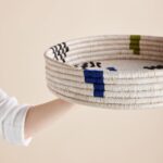 Mosaic Woven Nesting Tray