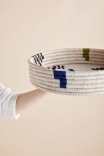 Mosaic Woven Nesting Tray