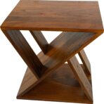 Danish Teak Slatted Stool - Image 11