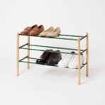 Expandable Shoe Rack (18" H)  - Steel + Wood - Image 15