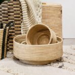 Natural Woven Dengu Basket - Image 6