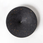 Dimple Wall Hook, Large | Black Terrazzo