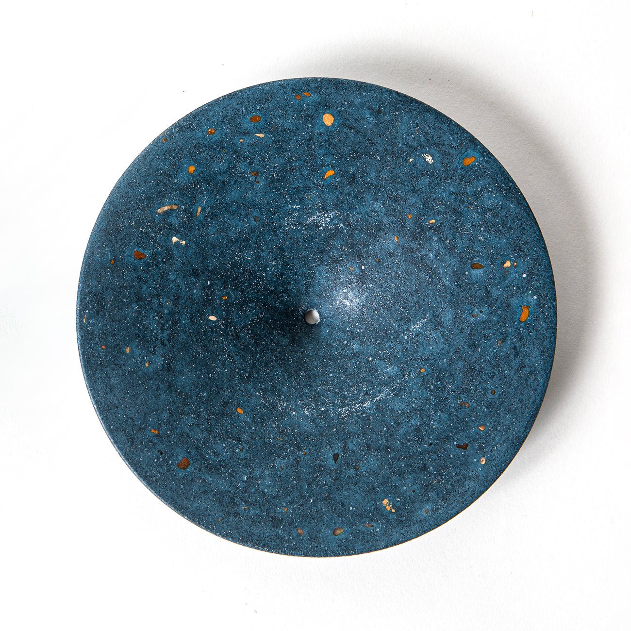 dimple_wall_hook_large_cobalt-2.jpg Dimple Wall Hook, Large | Cobalt Terrazzo - Image 1