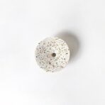 Dimple Wall Hook, Small | White Terrazzo
