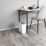 Trash Can - Rectangle - Steel + Wood - Image 2