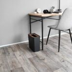 Trash Can - Rectangle - Steel + Wood - Image 10