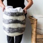 Ingobozi Woven Wool African Storage Basket - Image 2