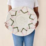 Mosaic Sunburst Wall Basket