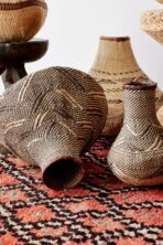 Patterned Binga Nongo Gourd Woven Basket - Image 5