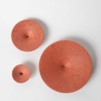 Dimple Wall Hook, Medium | Coral Terrazzo - Image 2