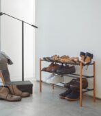Expandable Shoe Rack (18" H)  - Steel + Wood - Image 7