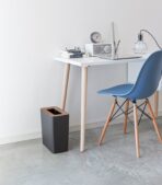 Trash Can - Rectangle - Steel + Wood - Image 15