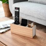 Desk Organizer - Steel + Wood - Image 3